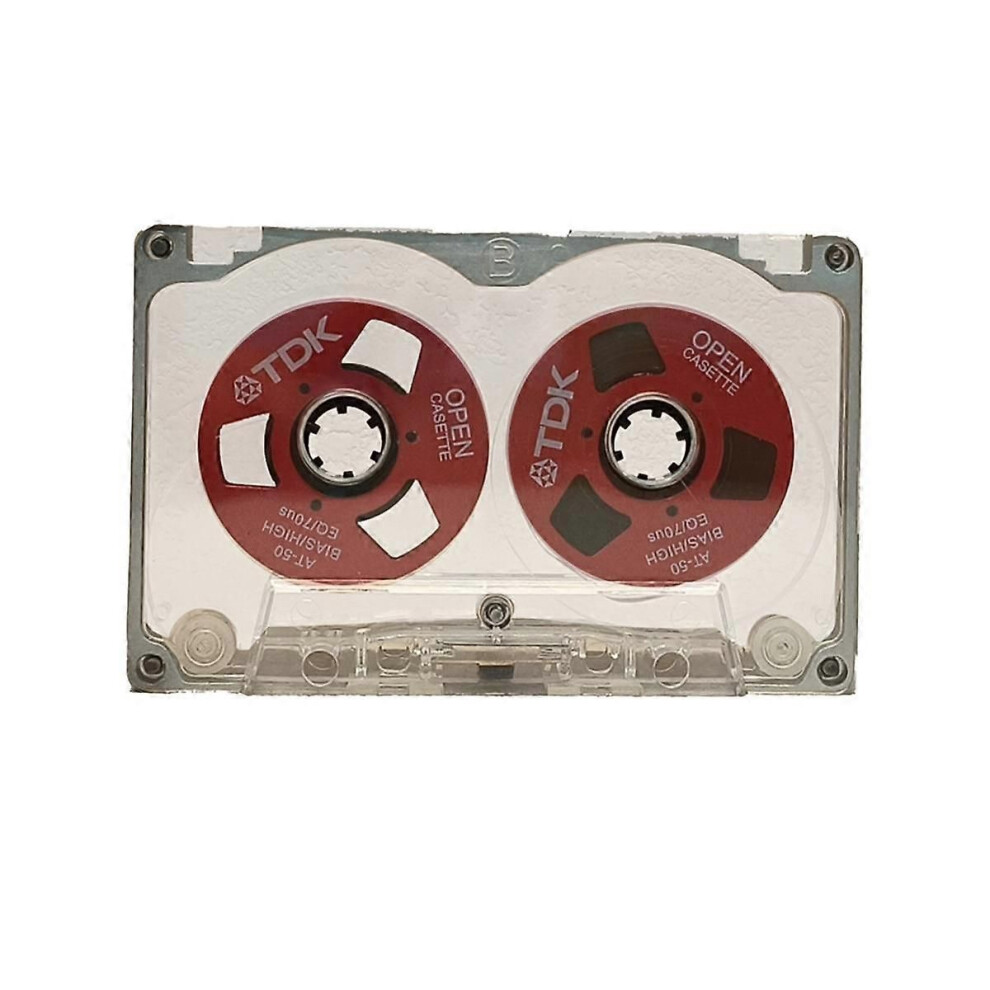 55 Minute Blank Tape Disk Double-Sided Metal Small Open Disk Blank Cassette Tape Tape Disk, C 9409192904201