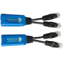 1 paio di cavi splitter combinatori RJ45 UPOE, connettori per cavi adattatori POE, compatibili con due