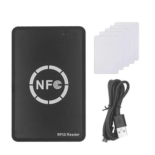 RFID NFC Έξυπνη συσκευή ανάγνωσης/εγγραφής τσιπ + κάρτα 5XCUID 1