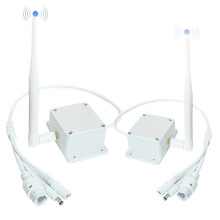 1 Till 1 Långdistans 1,2  Trådlös WIFI-Överföring Sändare AP-Mottagare Trådbunden 5MP 8MP PTZ IP-Kamera Ethernet-Kit