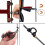 Bow String Nocking Points Set with T Square Ruler Nocking Buckle Pliers and 8pcs Nocking Buckle Set, Black 2