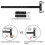 Bow String Nocking Points Set with T Square Ruler Nocking Buckle Pliers and 8pcs Nocking Buckle Set, Black 4