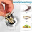 Drain Fitting Washbasin, Universal -Up Valve Plug, Sink (Gold) 3
