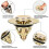 Drain Fitting Washbasin, Universal -Up Valve Plug, Sink (Gold) 4
