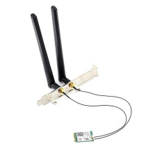 Wi-Fi 6 AX201 M.2 Key E CNVio 2 Wifi-kaart Dual Band 3000Mbps Draadloos compatibel met Bluetooth 5.0