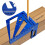 Multi-Angle 3D Measuring Ruler,Wood Carpenter Crafting Color: Blue 2