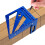 Multi-Angle 3D Measuring Ruler,Wood Carpenter Crafting Color: Blue 4