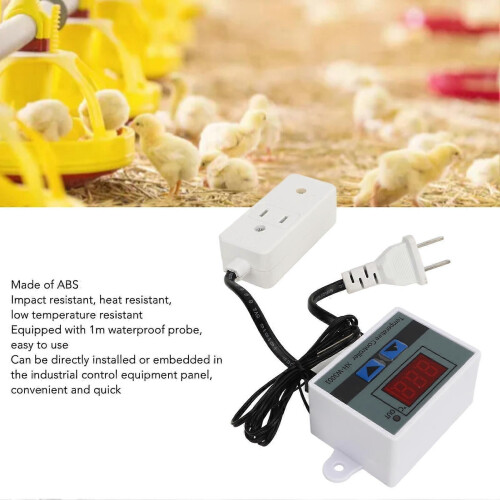 Digital Thermostat Waterproof Probe Temperature Controller Switch Thermostat Control Switch 110‑ 1