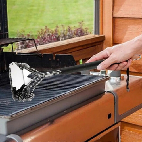 Βούρτσα ψησταριάς BBQ Βούρτσα καθαρισμού ψησταριάς από 1