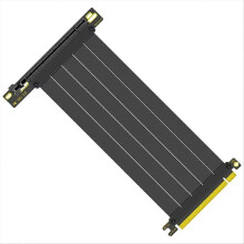 Cavo riser PCIe 4.0 X16 - Cavo di prolunga GPU flessibile ad alta velocità con adattatore a 90 gradi,