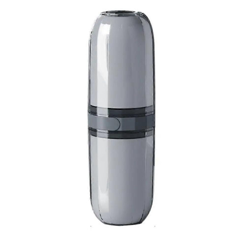 Covered Toothbrush Holder Portable Toothbrush Storage Container Translucent Black Toothbrush Protector Storage Container