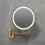Wall Folding Makeup Mirror Double Side Fill Light Magnifying USB Charging Led Tricolor Dimming Bath 3