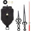 2 Set DIY Clock Movement Kit Replacement Parts K 3