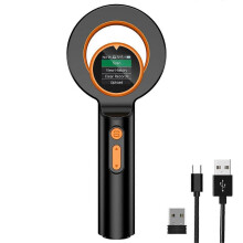 Lector de microchips Bluetooth para mascotas, 3 en 1 (inalámbrico de 2,4 GHz + Bluetooth + USB), lector