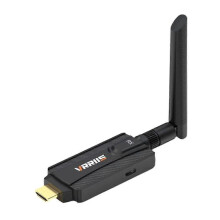 Ricevitore wireless Vrriis 200M compatibile con HDMI, ricevitore portatile per TV, riunioni e proiezioni,