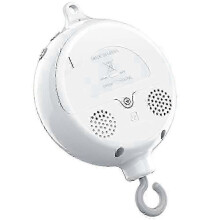 Móvil musical para cuna con motor, 12 nanas, 3 modos, volumen ajustable, apagado automático después