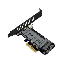 M.2 NVMe SSD naar PCIe X4 adapter uitbreidingskaart PH4215 Full Height ondersteunt PCIe 5.0, compatibel