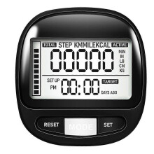 Portable Step Counter Simple Pedometer for Outdoor Activities for Outdoor Walking Hiking and Climbing