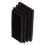 Plastic Rectangle Tube Inserts End Blanking Cap 25X50mm 30 Pcs Black 4