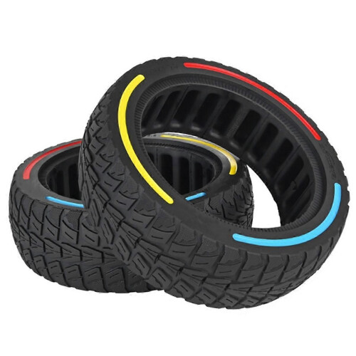 2Pcs 8.5 Inch Scooter Solid Tire 8.5X2.5 Solid Honeycomb Shock 1