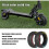 2Pcs 8.5 Inch Scooter Solid Tire 8.5X2.5 Solid Honeycomb Shock 4