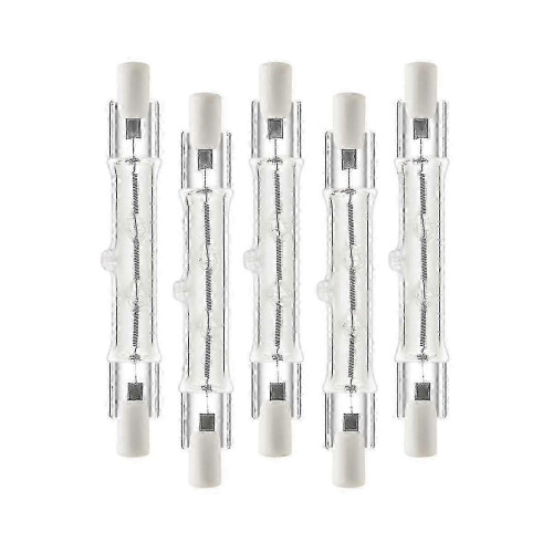 Πακέτο 5 γραμμικών λαμπτήρων αλογόνου R7s 118mm 300W 230V, με δυνατότη