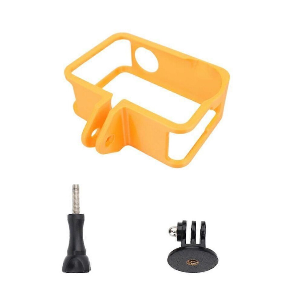 For Dji Osmo Action 6 Expansion Frame Adapter Tripod Mounting Protective Frame Scratch-Resistant & Drop-Proof Orange 9409192907806