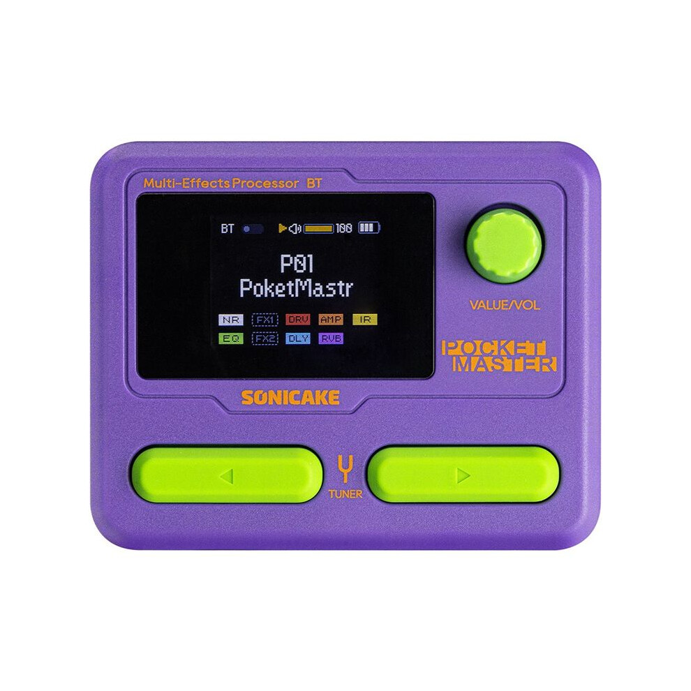Sonicake Pocket Master English Global Version Guitar Bass Amp 100+ Multi-Effects Pedal App Control Rechargeable 6032797424886