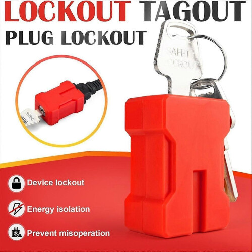 2Set Electrical Cord Plug Lockout Device,Electrical Shutdown Service 2