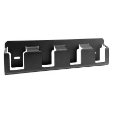 4 Slots Battery Holder Wall Mount for Dewalt 18V/20V and Milwaukee 18V Drill Tool Battery Storage Rack