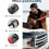 Ice Scrapers for Car Windshield,Brush and Ice Scraper with Squeegee, Extendable Aluminum Handle 4