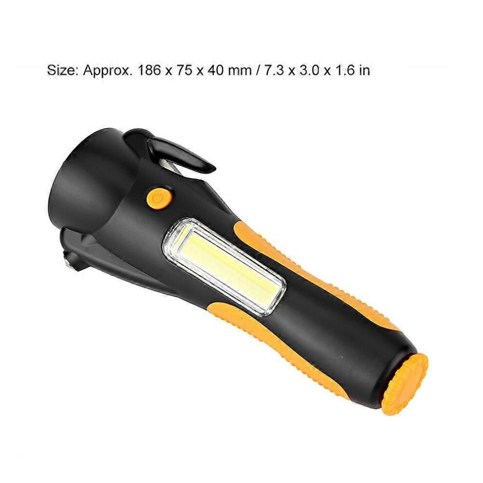 Multifunctional Car Emergency Flashlight For Outdoor Camping Safety Emergency Warningorange 9409192958181