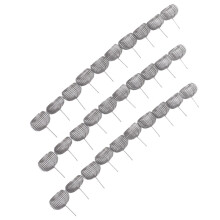 100 cestas de fertilizante esféricas de acero inoxidable para bonsáis, compatibles con suculentas y