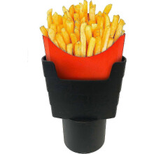 Universal Car French Fry Holder for Cup Holder - Perfect White Elephant Gift, Stocking Stuffer