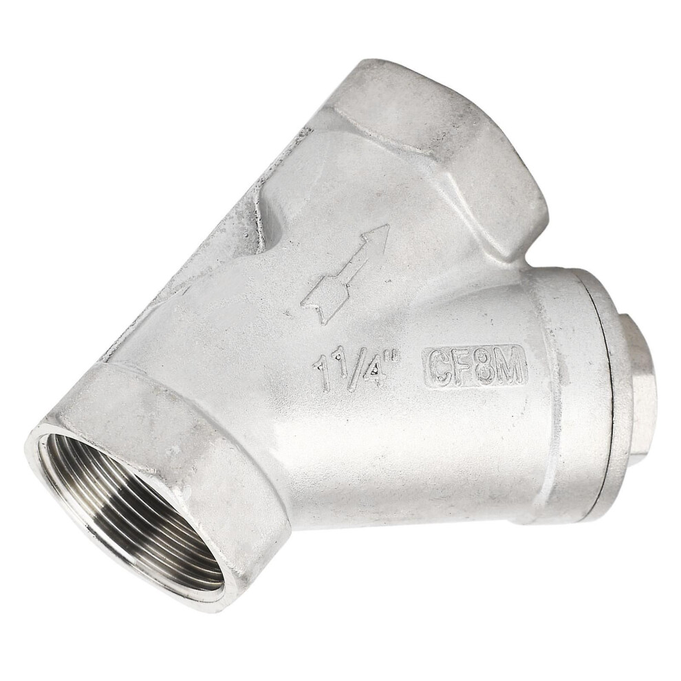 Y-Strainer, 1-1/4" Dn32 Thread, 304 Stainless Steel, For Water, Oil And Gas 9409192959720