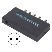S114 SDI 1 ingang 4 uitgangen digitale SDI-distributeur/splitter ondersteunt SDSDI, HDSDI en 3GSDI tot