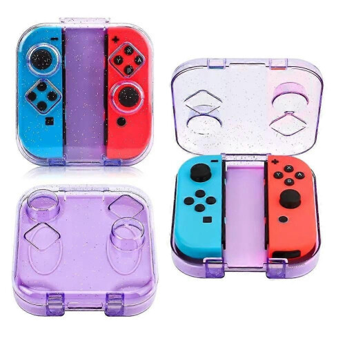 Transparent Case for NS Switch/OLED for JoyCons Handle Storage Shell for Joy-Cons Magnetic Clear Protective Box 2