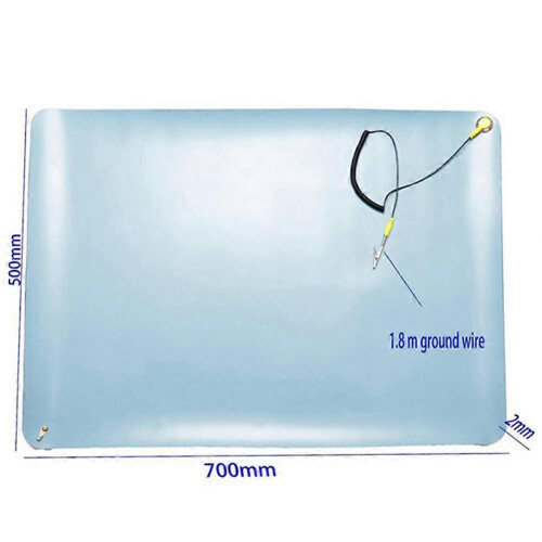 1Pc 700x500x2mm Anti-Static Mat with Ground for Mobile Phone Computer Sensitive Electronics Repair Work Pad 2