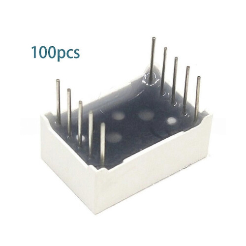 0.56 Inch 10Pins 5161AS 5161BS 1 Bit Digit 7 Segment Red LED Digital Display Digitron Common Anode C 1