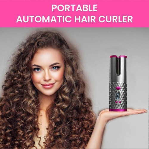 Ασύρματο σίδερο για μπούκλες Beach Waves Styler - Φορητό σετ ράβ 1