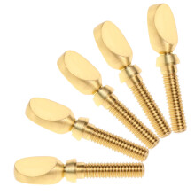 Gold Alto Saxophone Neck Screws 5Pcs Set, Durable Metal Replacement Parts for Secure Neck Fit