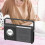 Bluetooth FM Radio USB Portable Vintage Retro Multiband Handheld Rechargeable Device Speaker 2