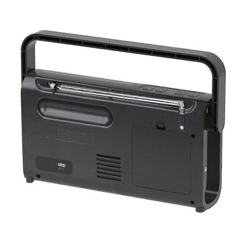 Bluetooth FM Radio USB Portable Vintage Retro Multiband Handheld Rechargeable Device Speaker 2
