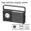 Bluetooth FM Radio USB Portable Vintage Retro Multiband Handheld Rechargeable Device Speaker 4