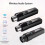 XLR Wireless Microphone Transmitter Receiver 2.4Ghz Microphone Wireless System Rechargeable Wireless Mic Audio Adapter A 3