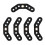 5Pcs Leather Bow Sling with Metal Grommet for Compound Bow 1