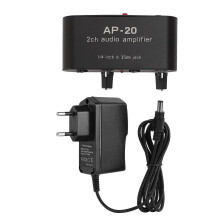 Amplificatore audio professionale a 2 canali con ingresso stereo digitale nce HiFi da 6,35 mm, compatibile