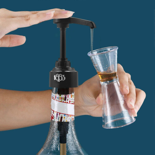 Συσκευασία 4 μαύρων αντλιών σιροπιού 8ml, ιδανική για καφέ 1