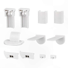 2 Packs 20mm Pleated Blind Repair Kit - Clamp Support for Window Blinds Replacement Parts