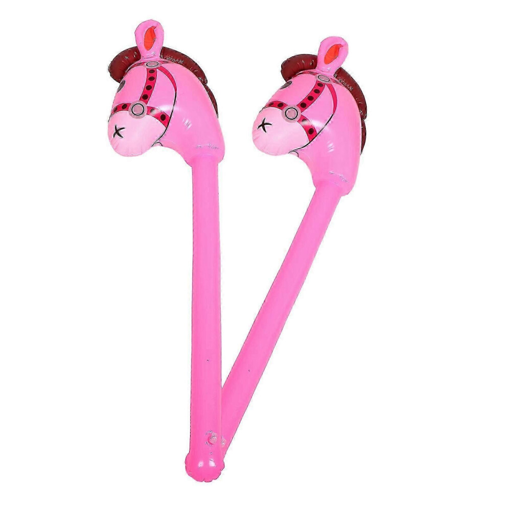 Photos - Other Toys Interactive Inflatable Horse Stick for Outdoor Play - 2Pcs Set for Kids Fun Games